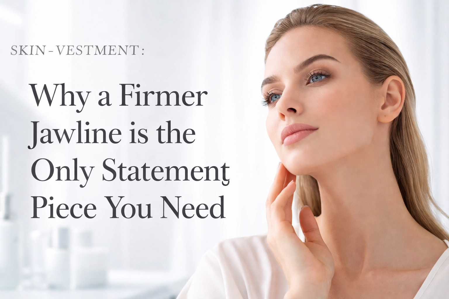 Skin-Vestment: Why a Firmer Jawline is the Only Statement Piece You Need